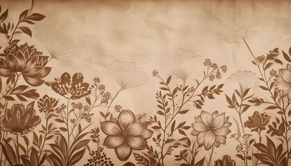 A retro vintage background with faded, distressed paper texture