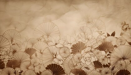 A retro vintage background with faded, distressed paper texture