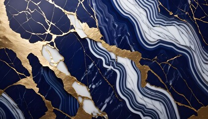 A luxurious marble background with intricate veining in gold and white