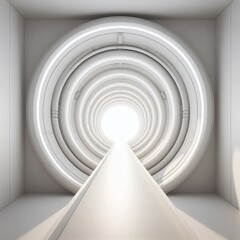 Obraz premium City lights blur into streaks of color as cars speed down a dark highway