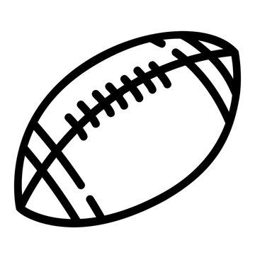 recommend clip art: American football outline icon