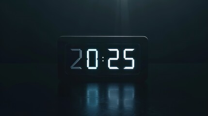 Digital Clock Displaying 20:25