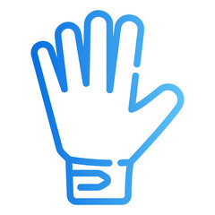 glove gradient icon