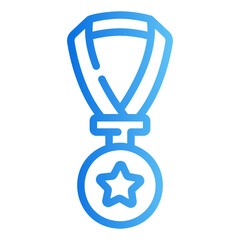 medal gradient icon