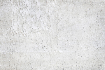 Cement white wall plaster rough style, Decorative plaster effect on wall texture abstract background