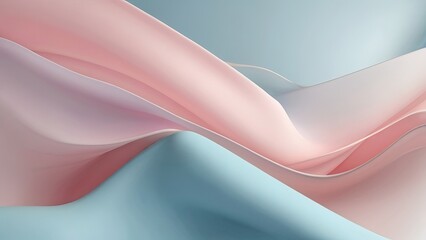 Elegant Soft Gradient Background with Pastel Blue and Pink