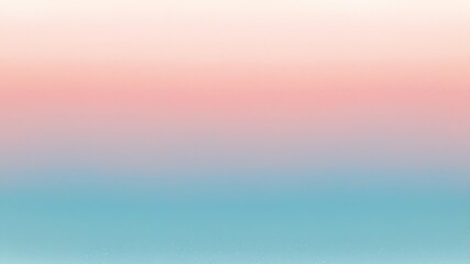 Sky blue azure teal pink coral peach beige white abstract background. Color gradient ombre blur. Light pale pastel soft shade. Rough grain noise. Matt brushed shimmer. Liquid water. Design. Minimal.