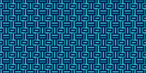 A blue and white patterned background with squares and rectangles