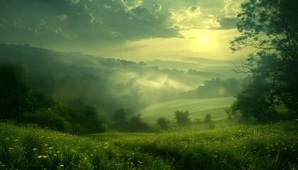 Naklejka premium landscape images