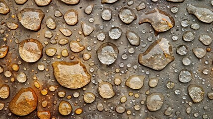 Concrete with raindrops urban texture
