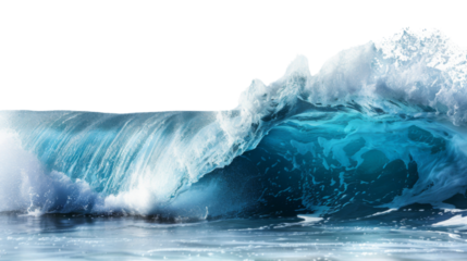 Wave on transparent background