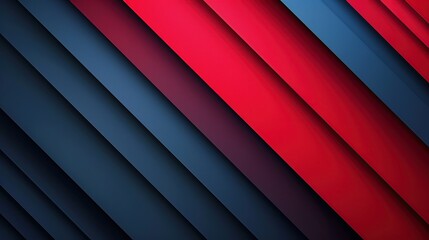 Obraz premium A blue and red wave with a red and blue background