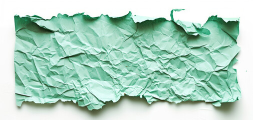 Naklejka premium A green paper note, styled with double lines, exhibits a blend of light purple and cyan.
