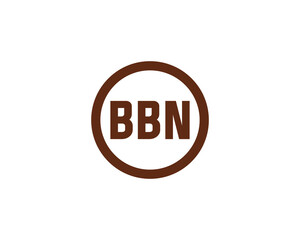 BBN Logo design vector template