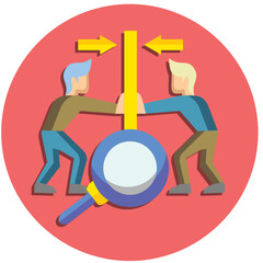 Force Field Analysis Icon