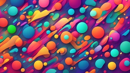background with balloons