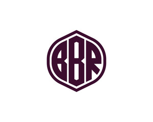 BBR logo design vector template