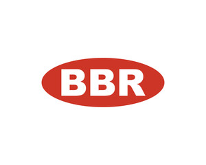 BBR logo design vector template