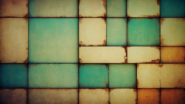 Fondo de pantalla cuadricular retro