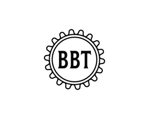 BBT Logo design vector template