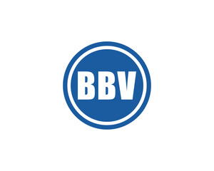 BBV logo design vector template