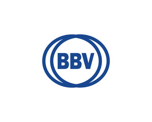 BBV logo design vector template