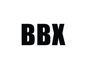BBX logo design vector template