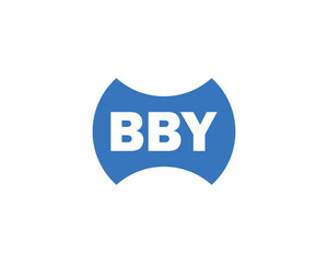 BBY logo design vector template