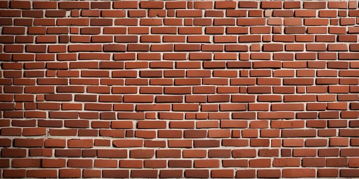 Brick wall with red brick, red brick background