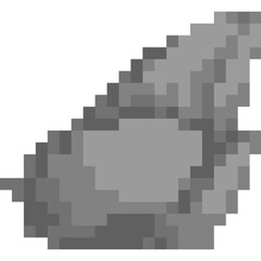 Pixel art stone element 8