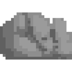 Pixel art stone element 5