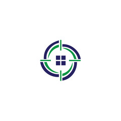 home inspection, Home inspection logo design vector. House inspector business logo. house search logo vector, searching for a house concepts. House with Magnifier. Icon for real estate