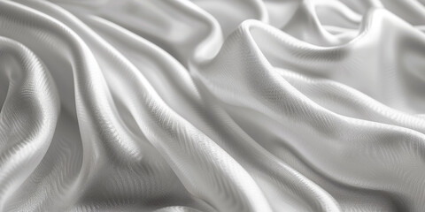 Fototapeta premium background texture fabric soft white blurred abstract calm peaceful shine movement natural graphic satin silky material effect ripple fashion elegant fold smooth beauty new textile luxurious silk 