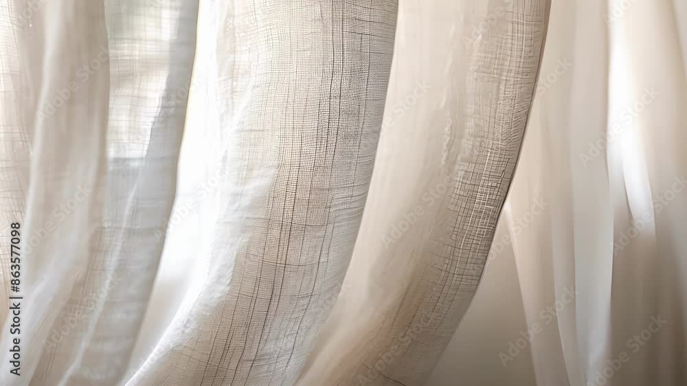 Aufkleber light and airy this closeup image showcases the lightweight and airy feel of a linen curtain with it