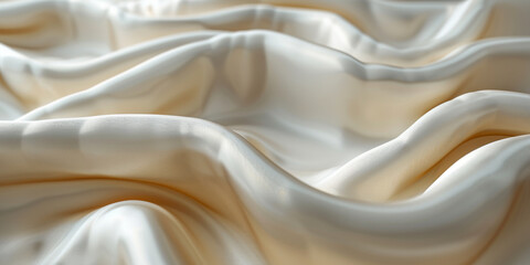 Obraz premium background texture fabric soft white blurred abstract calm peaceful shine movement natural graphic satin silky material effect ripple fashion elegant fold smooth beauty new textile luxurious silk 