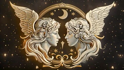 gemini twins astrology and zodiac sign Generative AI