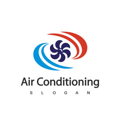 Air Conditioning Logo, HVAC Logo Concept