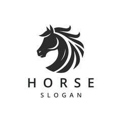 Horse logo vector design template