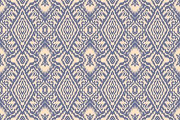 Seamless pattern ethnic design, ikat seamless pattern, ikat art. beautiful hand drawn Design for textile and printin gethnic pattern.beautiful pattern. folk embroidery,bohemian style, abstract art	