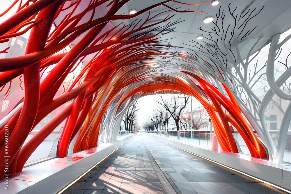 Poster pulsating underpass:a cardiological reimagining of urban infrastructure