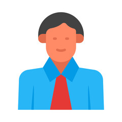 Teacher Flat Icon Design