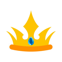 Crown Flat Icon Design