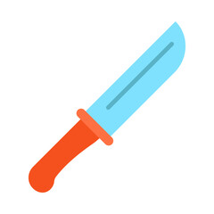 Knife Flat Icon Design