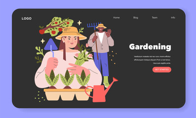 Housewife. Flat Vector Illustration