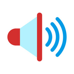 Speakers Flat Icon Design