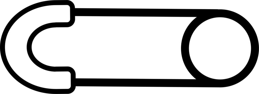 recommend clip art: Sewing tool equipment line art for clothing logo or design