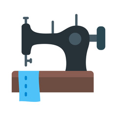 Sewing Flat Icon Design
