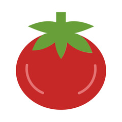 Tomato Flat Icon Design