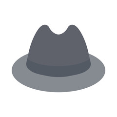 Homburg Flat Icon Design