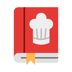 Chef Book Flat Icon Design